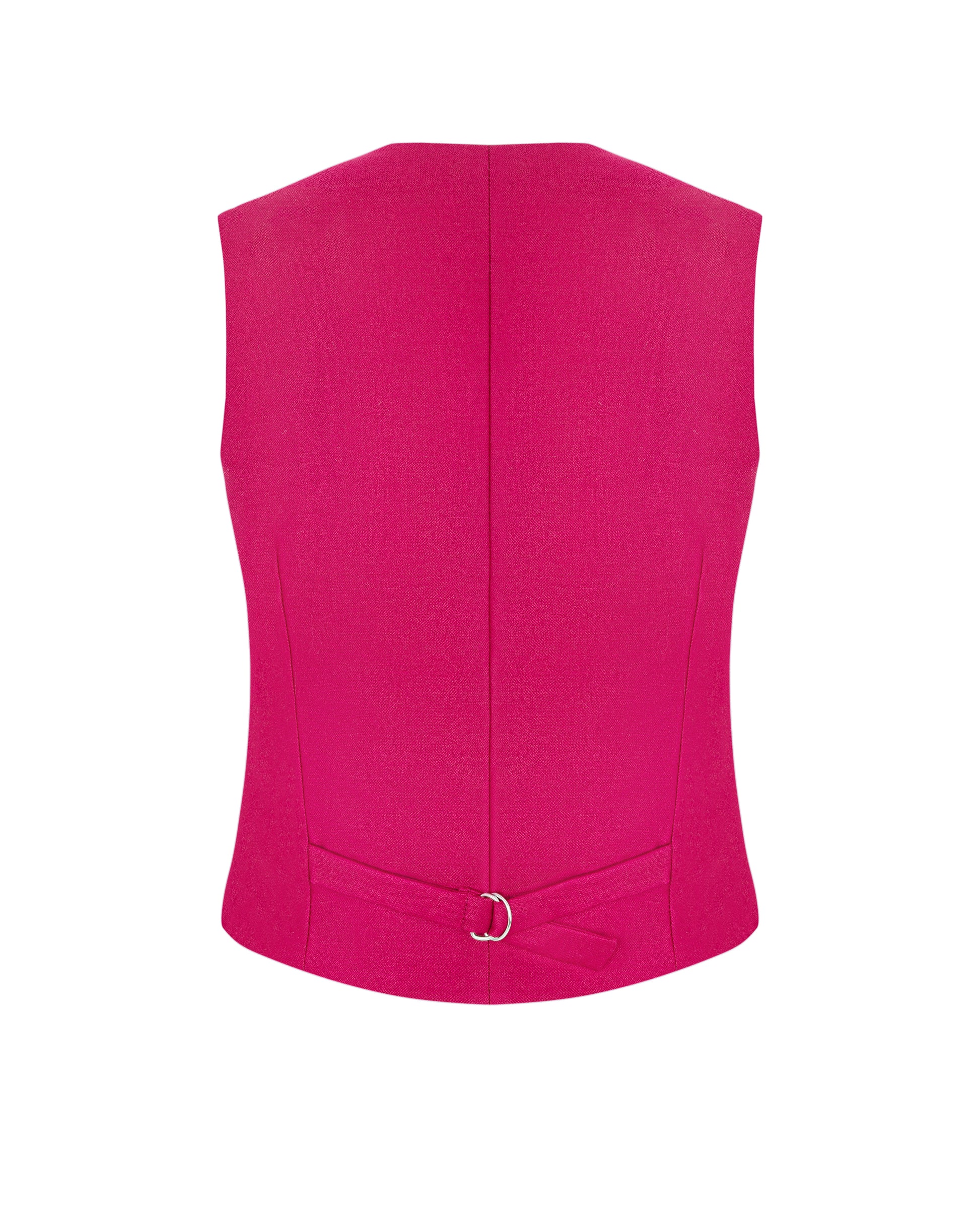 Pink Vest back view – premium women’s vest