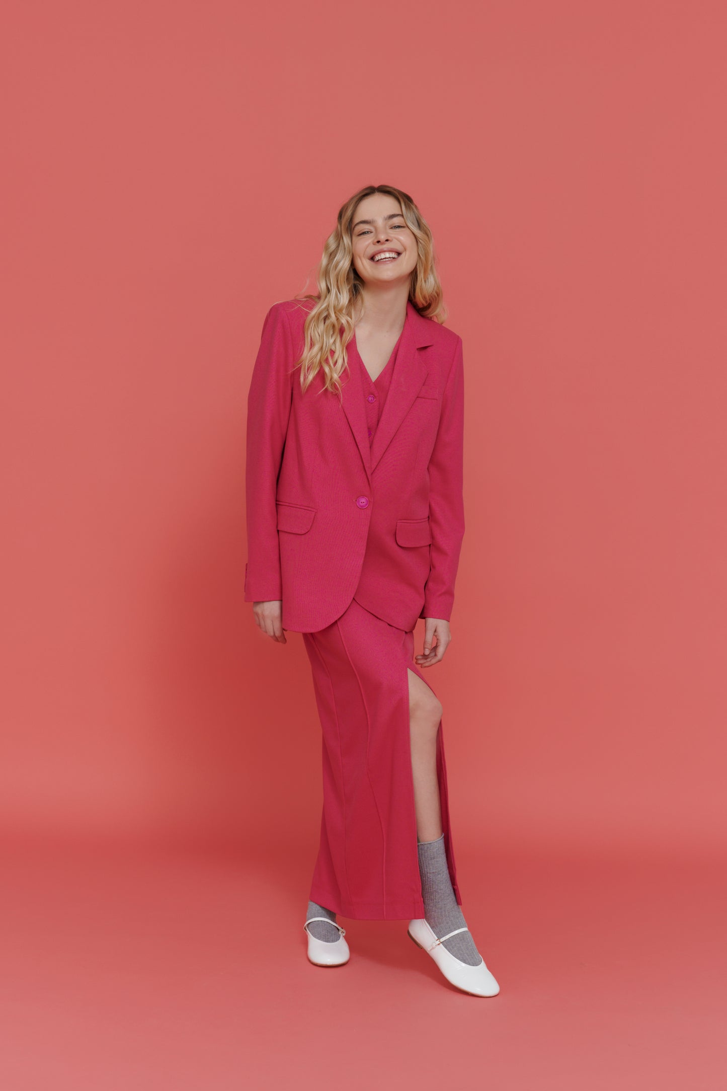 Pink Skirt full outfit – HEYMIMISISTERS women’s suit skirt