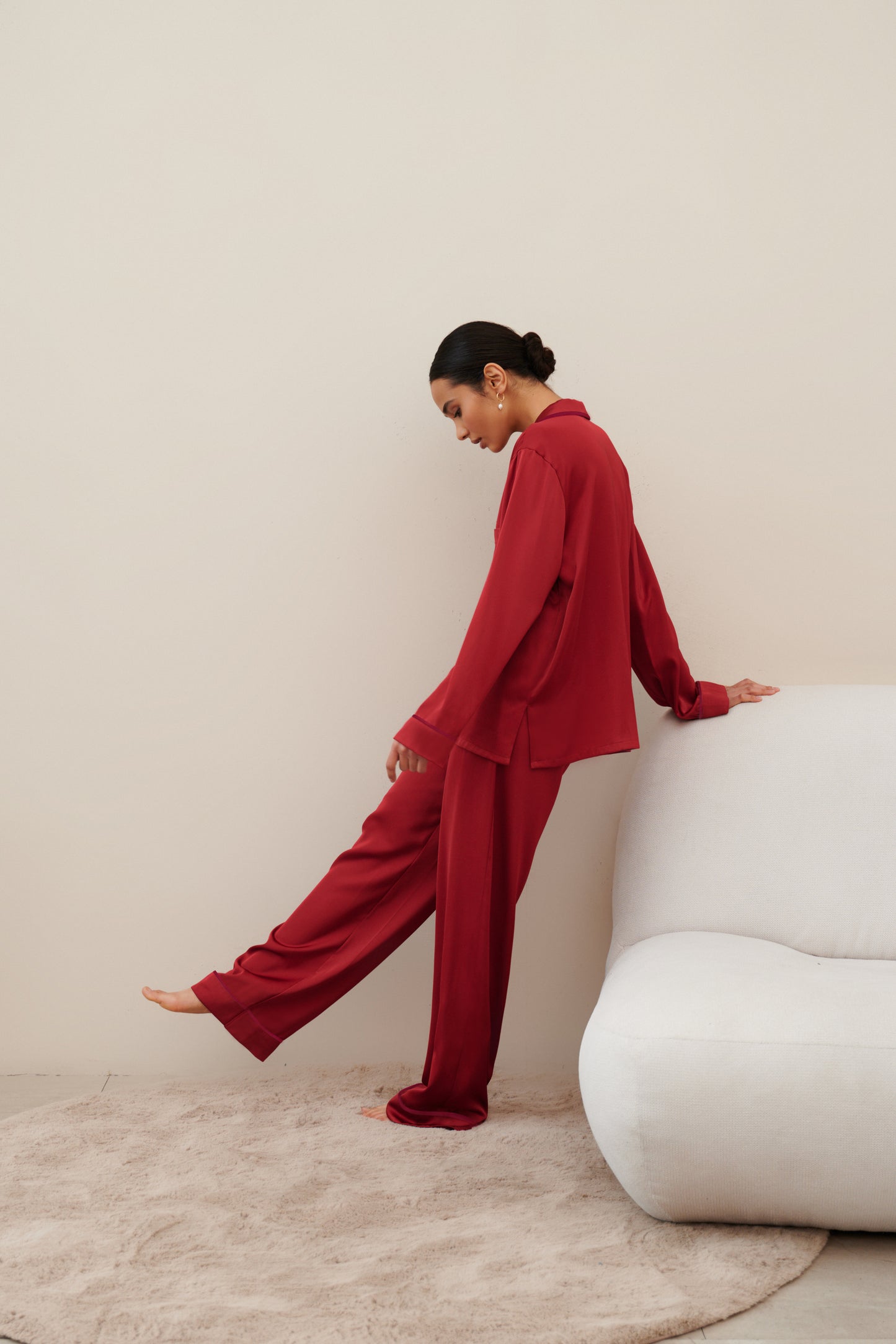 Burgundy pajamas