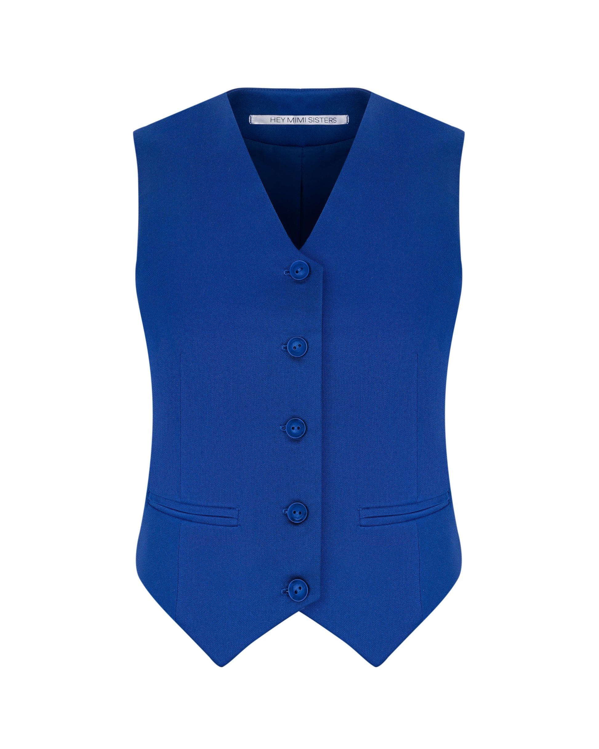 Electric Vest styled with blazer – HEYMIMISISTERS women’s co-ord