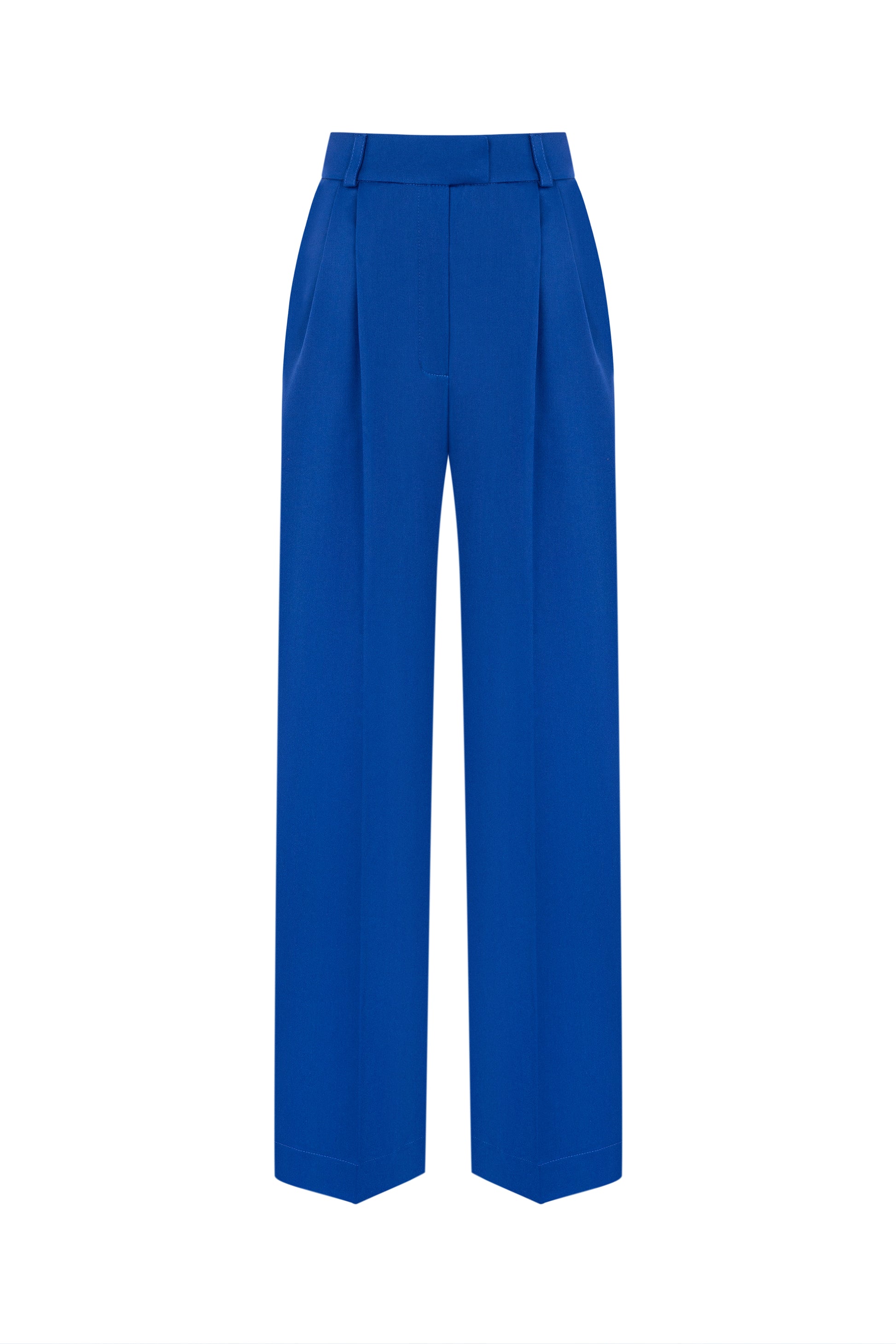 Electric Palazzo Pants front view – wide leg high rise