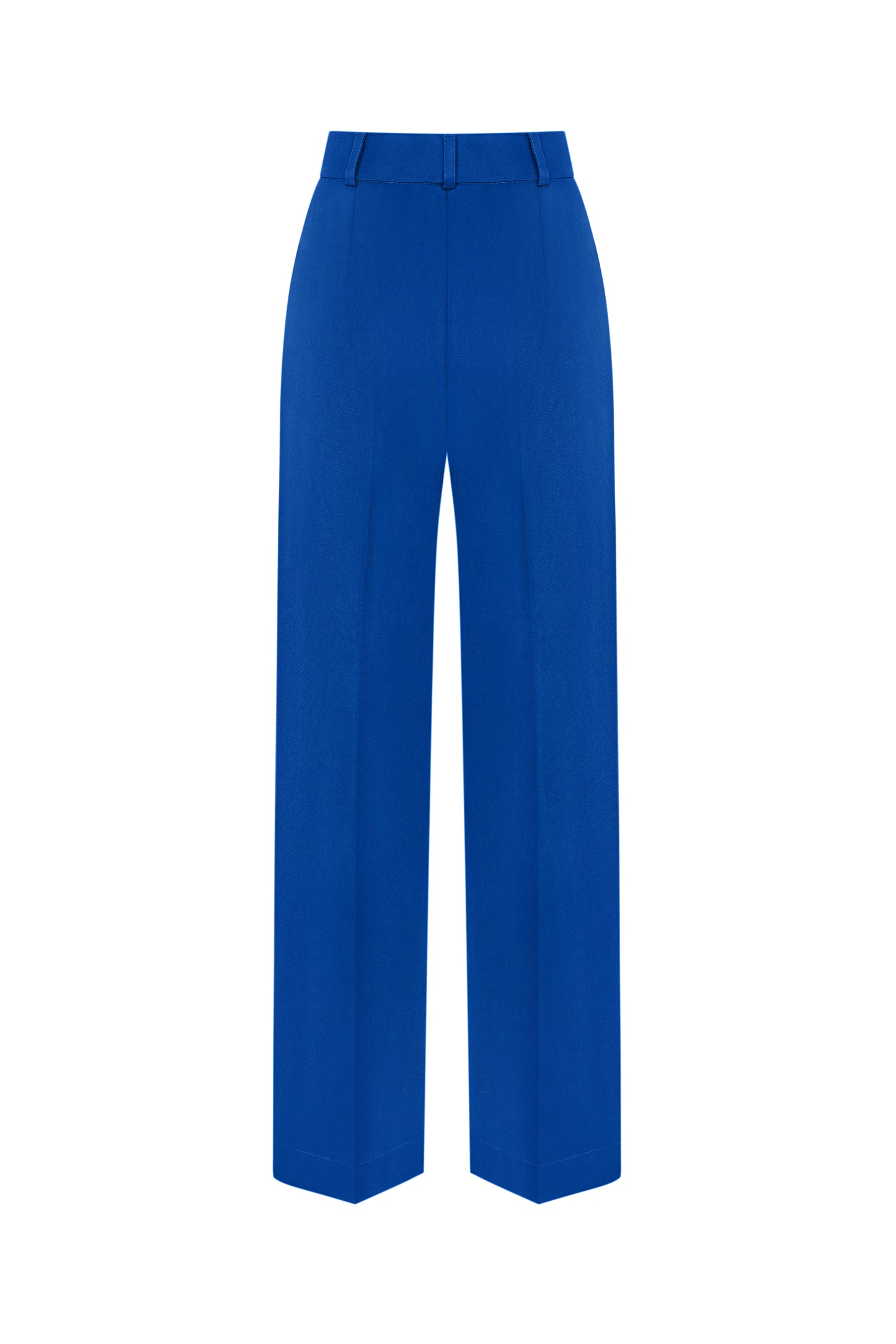 Electric Palazzo Pants with white blazer – co-ord look