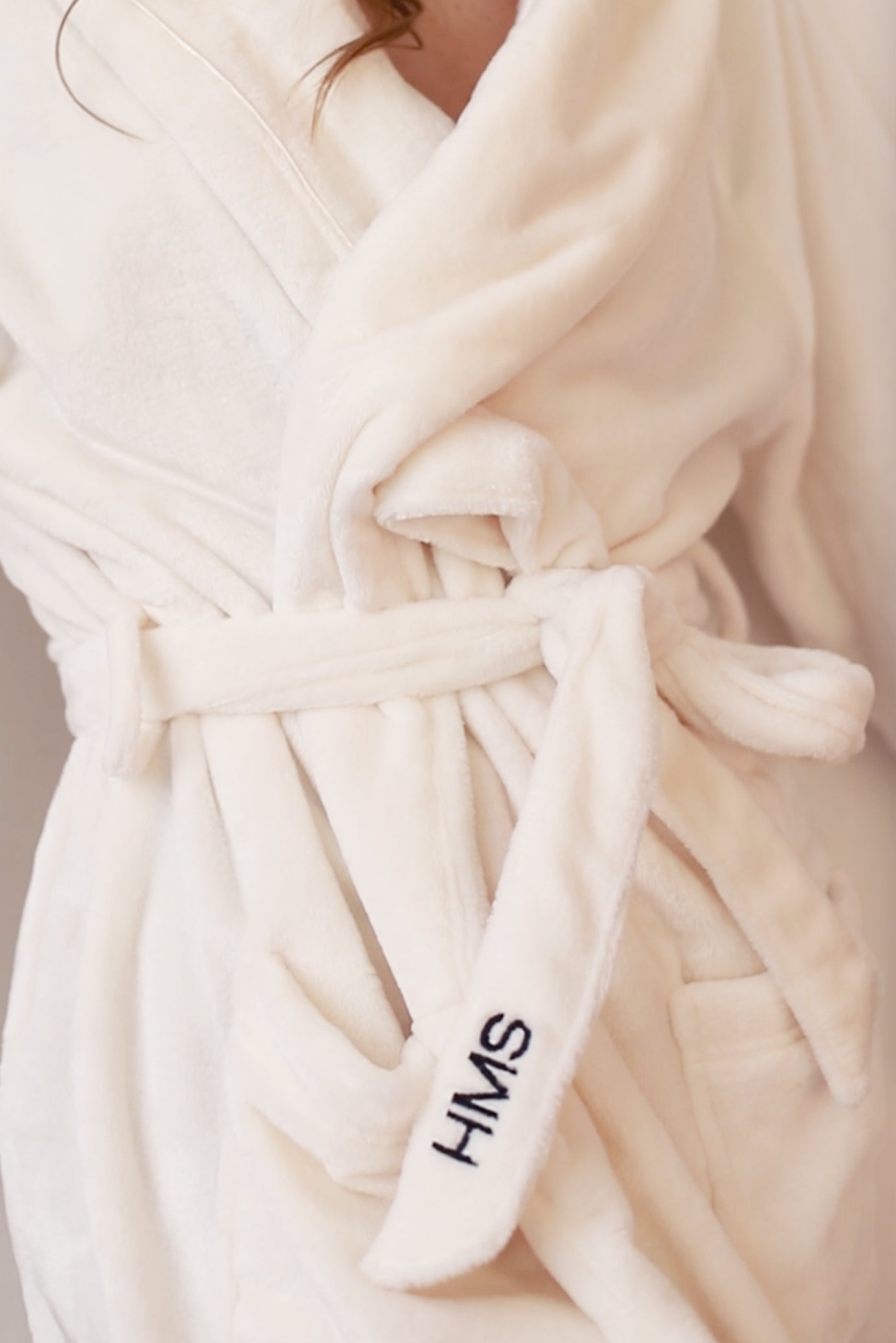 Warm White Cozy Robe