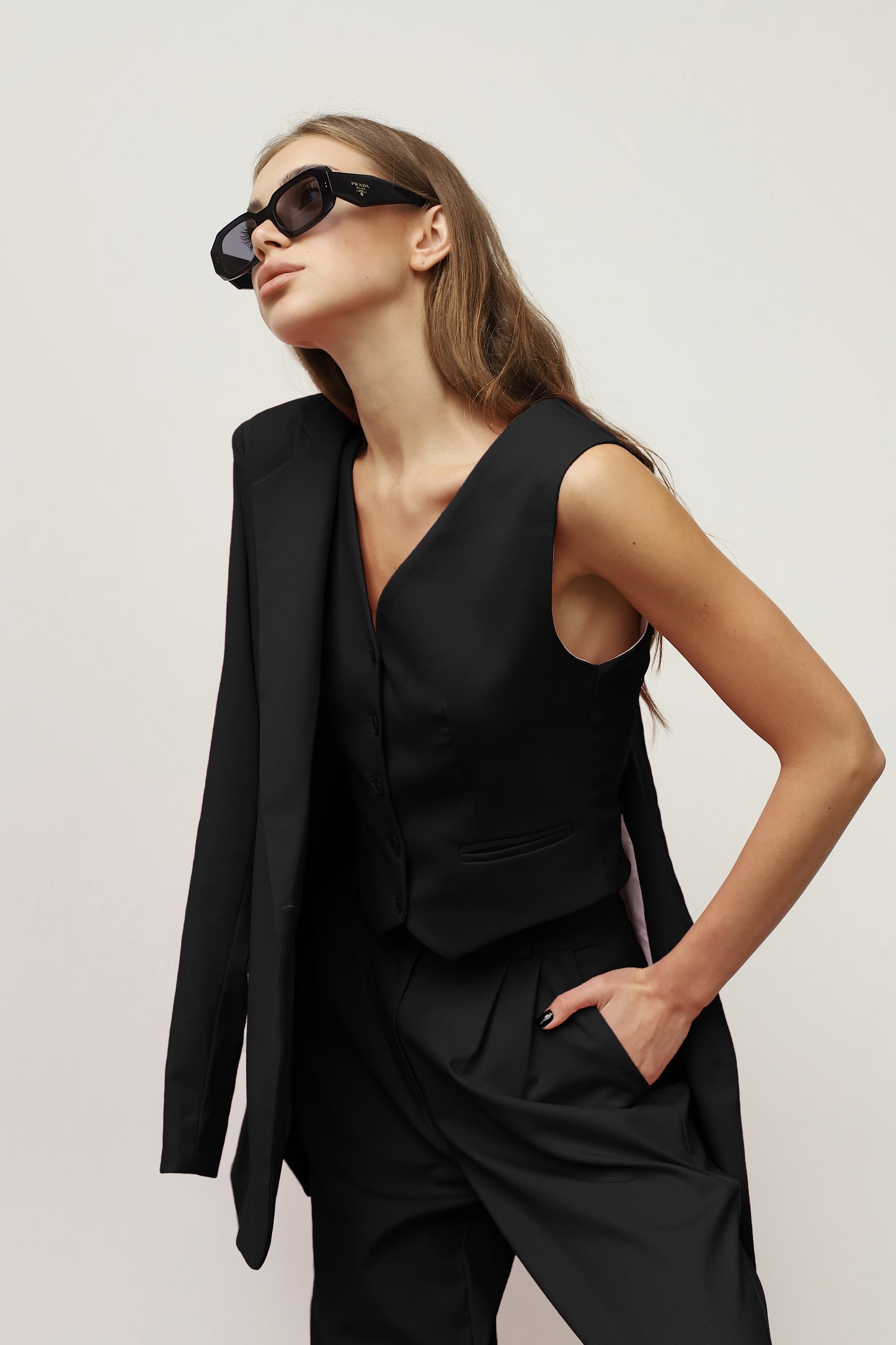 Black suit women