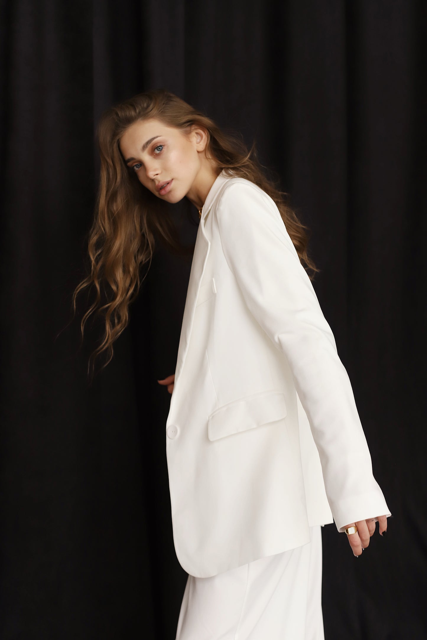 White blazer