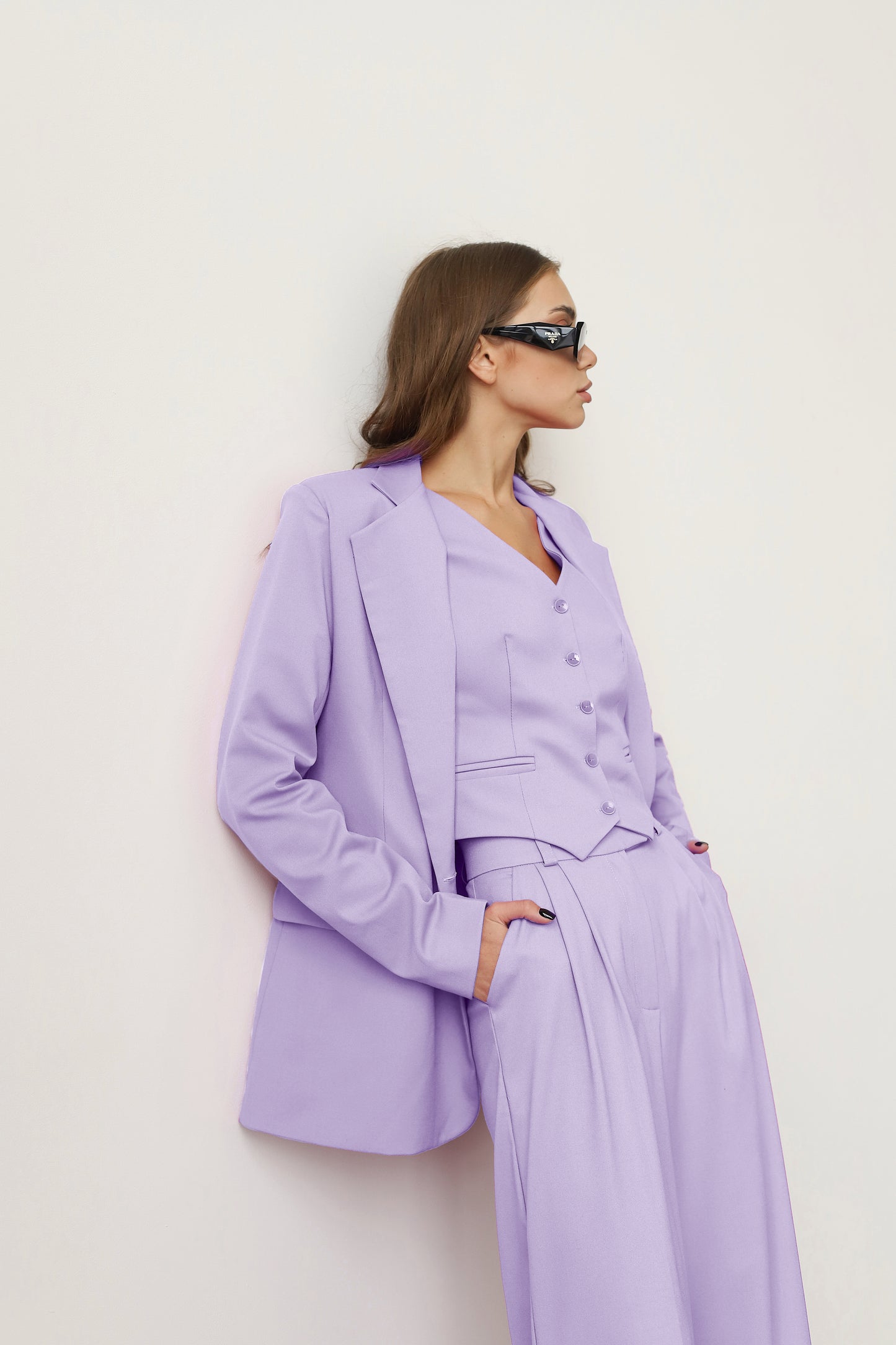 women's lilac suit