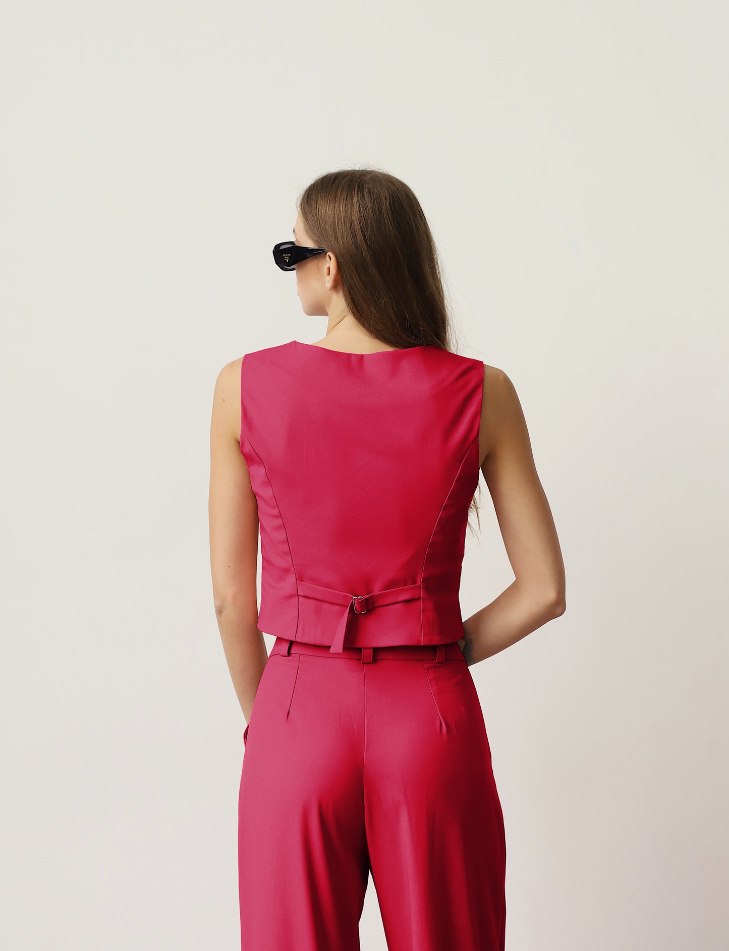 Red Pants and Blazer Suit