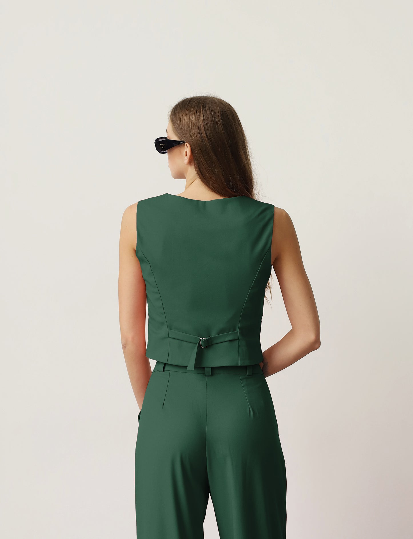 Dark green Pants and Blazer Suit