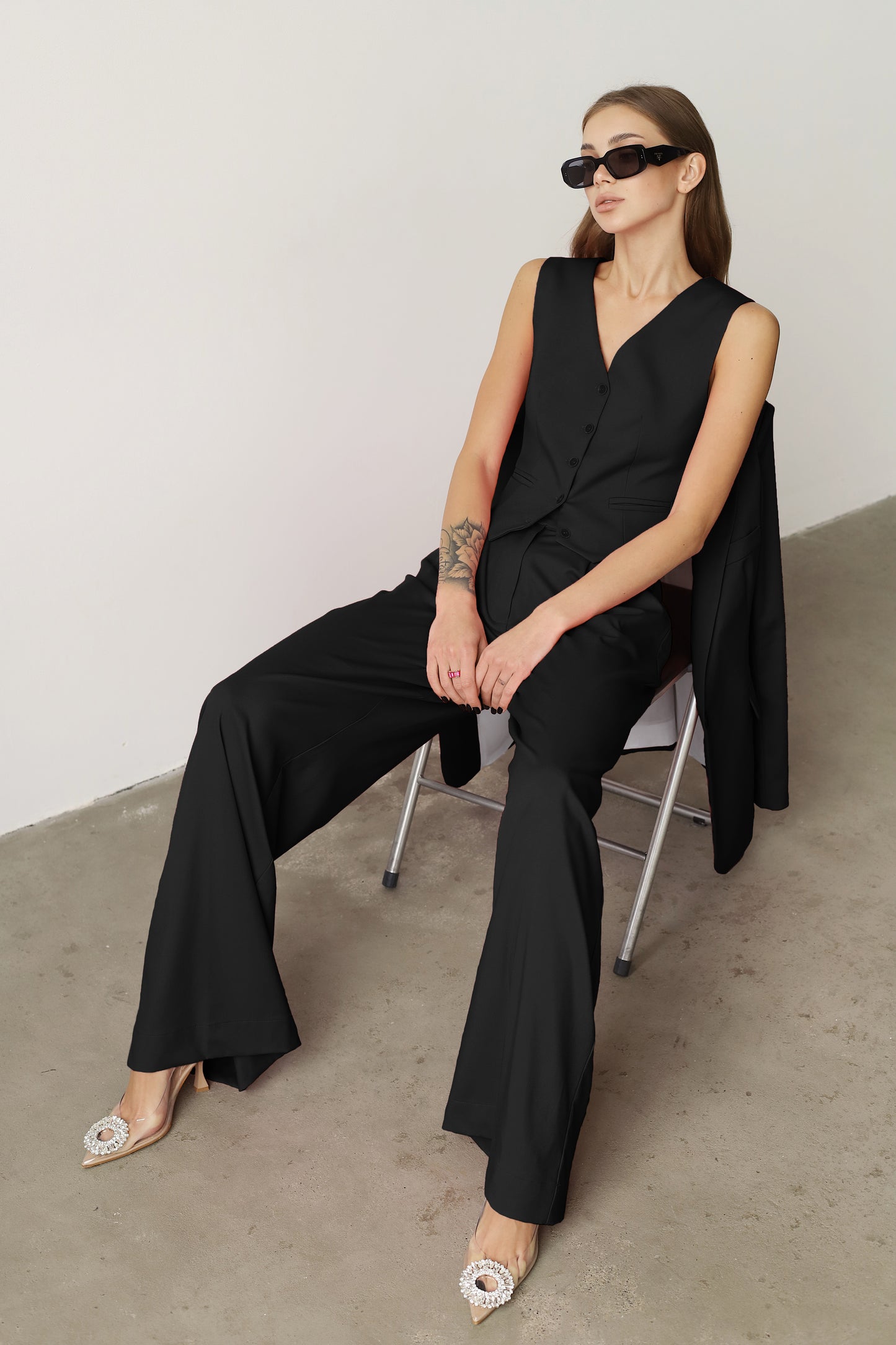 Black suit women