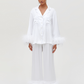 White feather pajamas