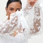 Bridal butterfly robe