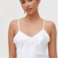White pearl mini dress
