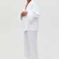 White feather pajamas
