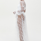Bridal butterfly robe
