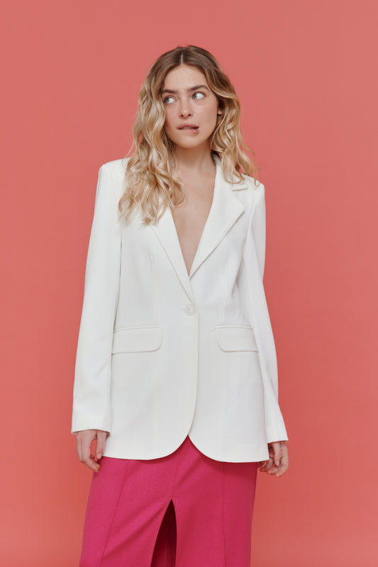 White blazer