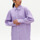 Lavender linen shirt