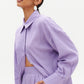 Lavender linen shorts