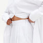 White linen shirt