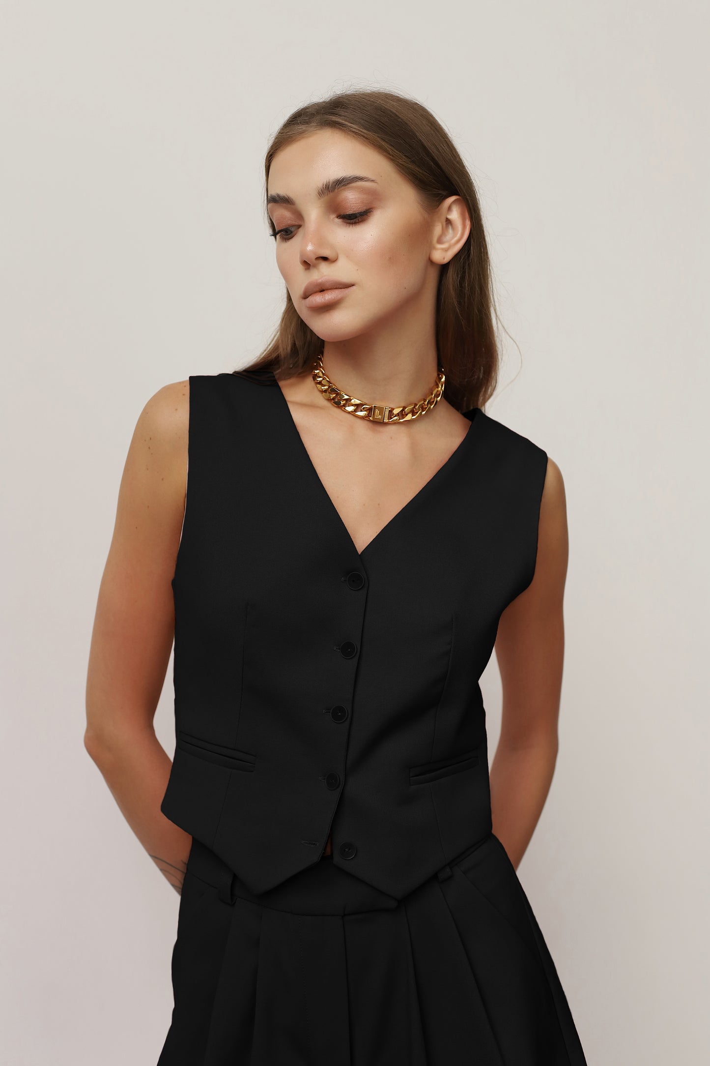 Black vest