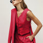Red suit women  