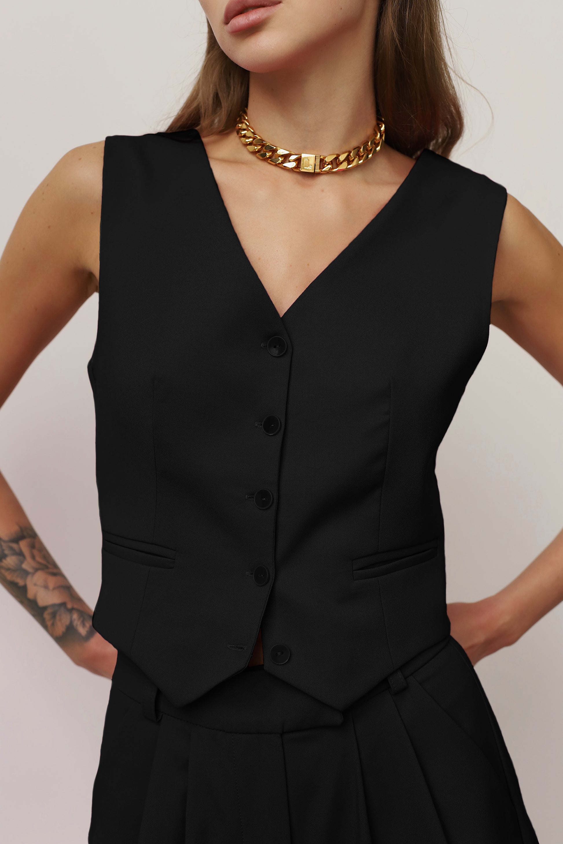 Black vest