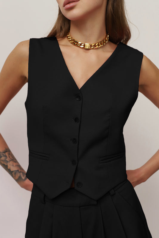 Black vest
