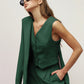 Dark green suit women  
