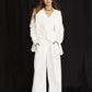 white pants suit for woman  