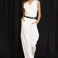 white pants suit for woman