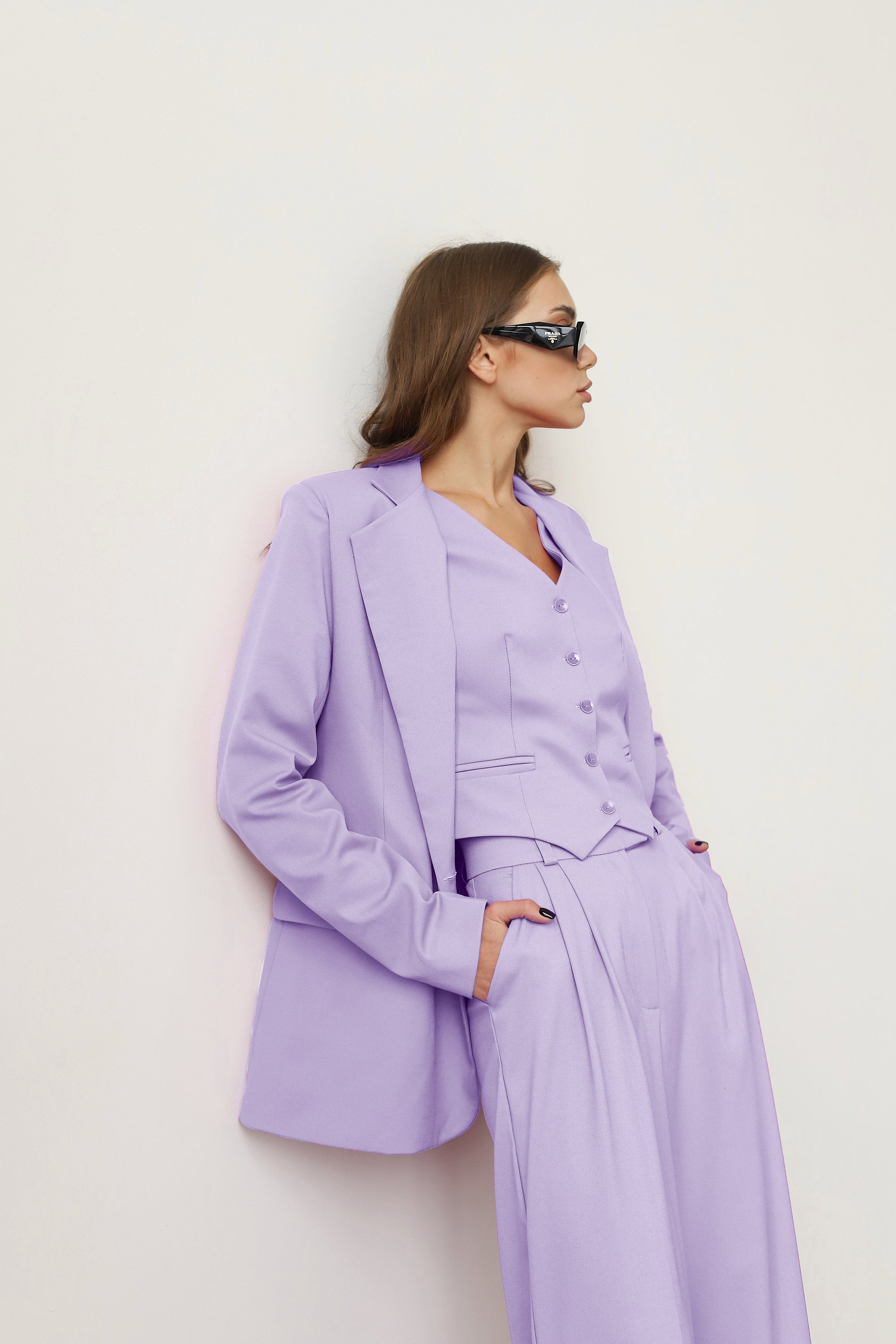 women's lilac suit 
