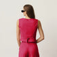 Red Pants and Blazer Suit
