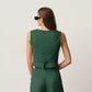 Dark green Pants and Blazer Suit