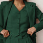women's green suit