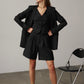 Black blazer and shorts suit  