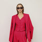 women's red blazer jacket  