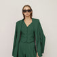 Dark green blazer jacket